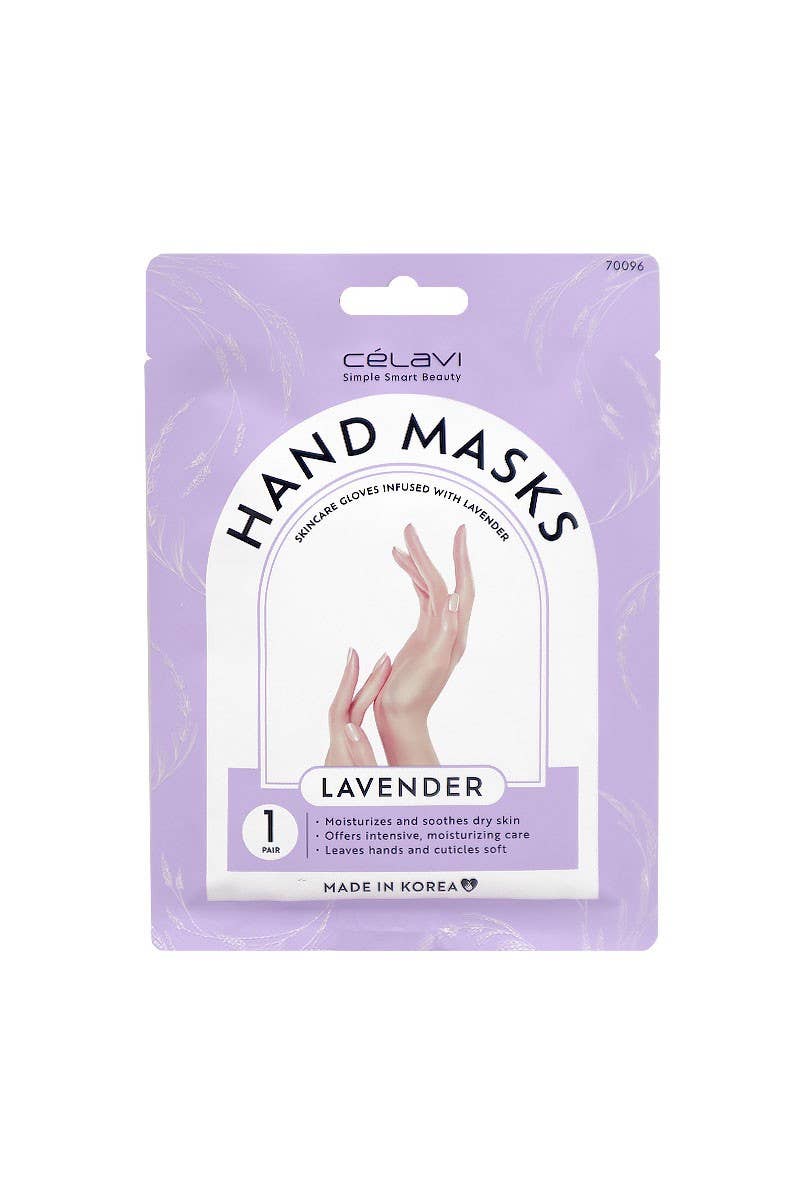 Celavi Lavender Hand Mask- 1 pair