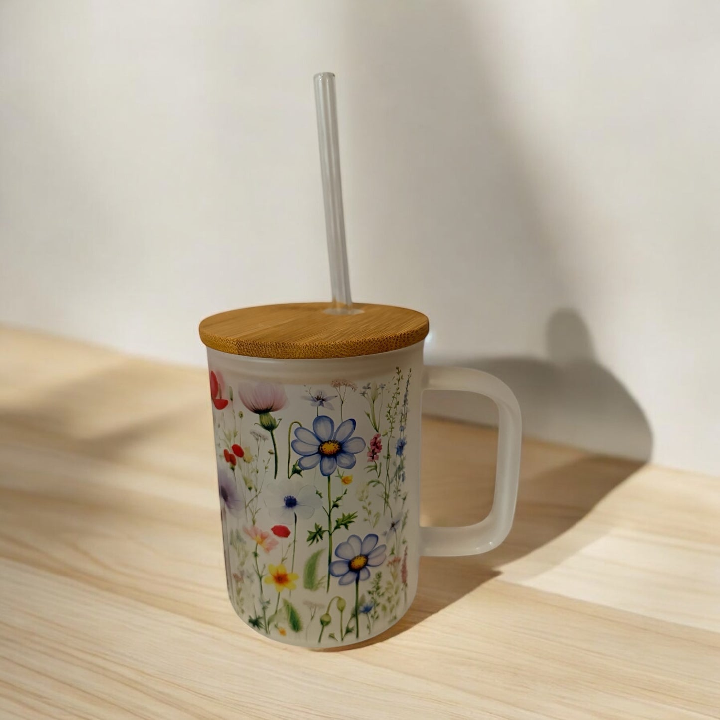 Wild Flowers-frosted mug