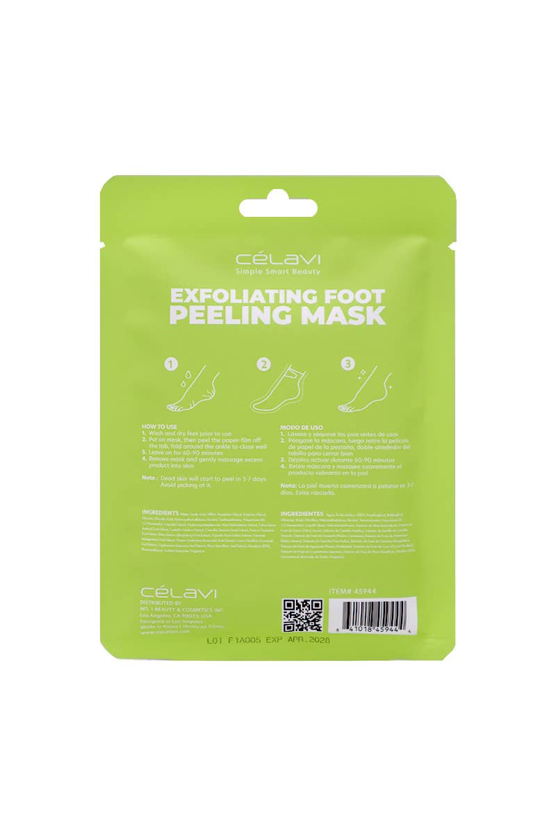 Celavi Aloe Exfoliating Foot Peeling Mask - 1 pair