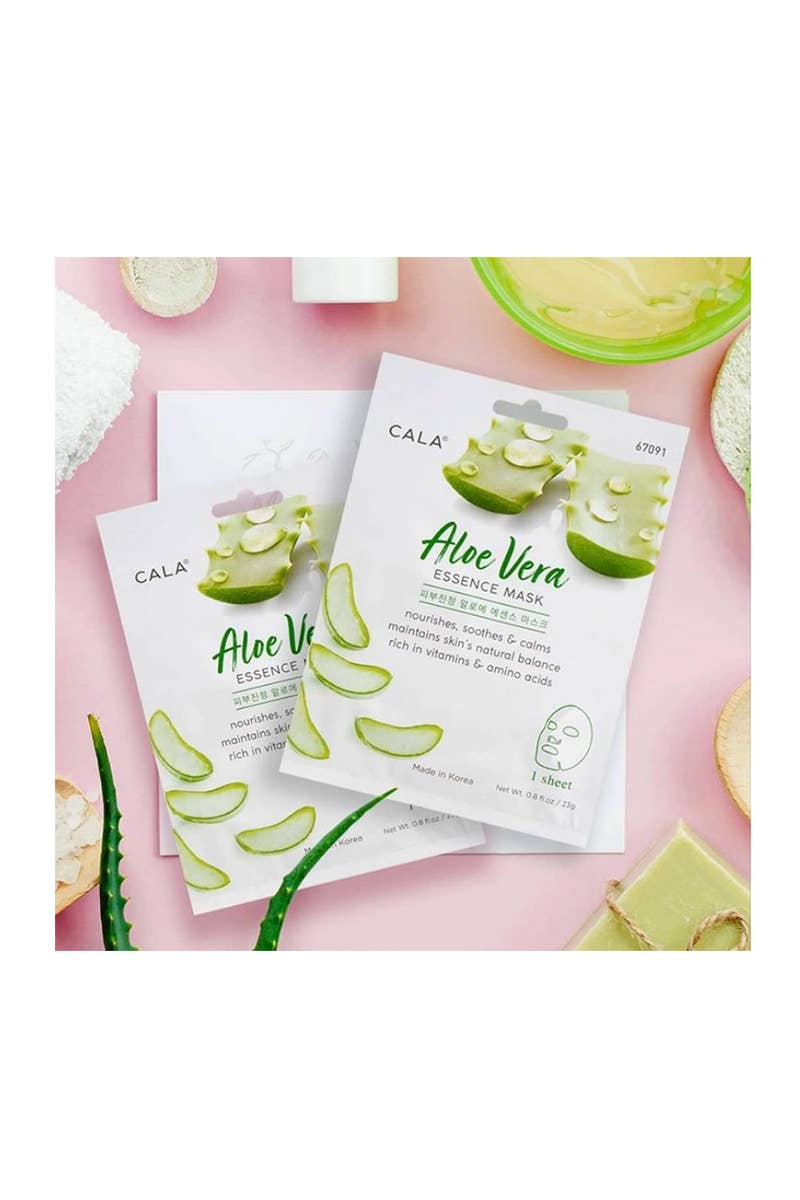 CALA Aloe Vera Essence Facial Mask Sheet (add on item for the build a gift box listing only)