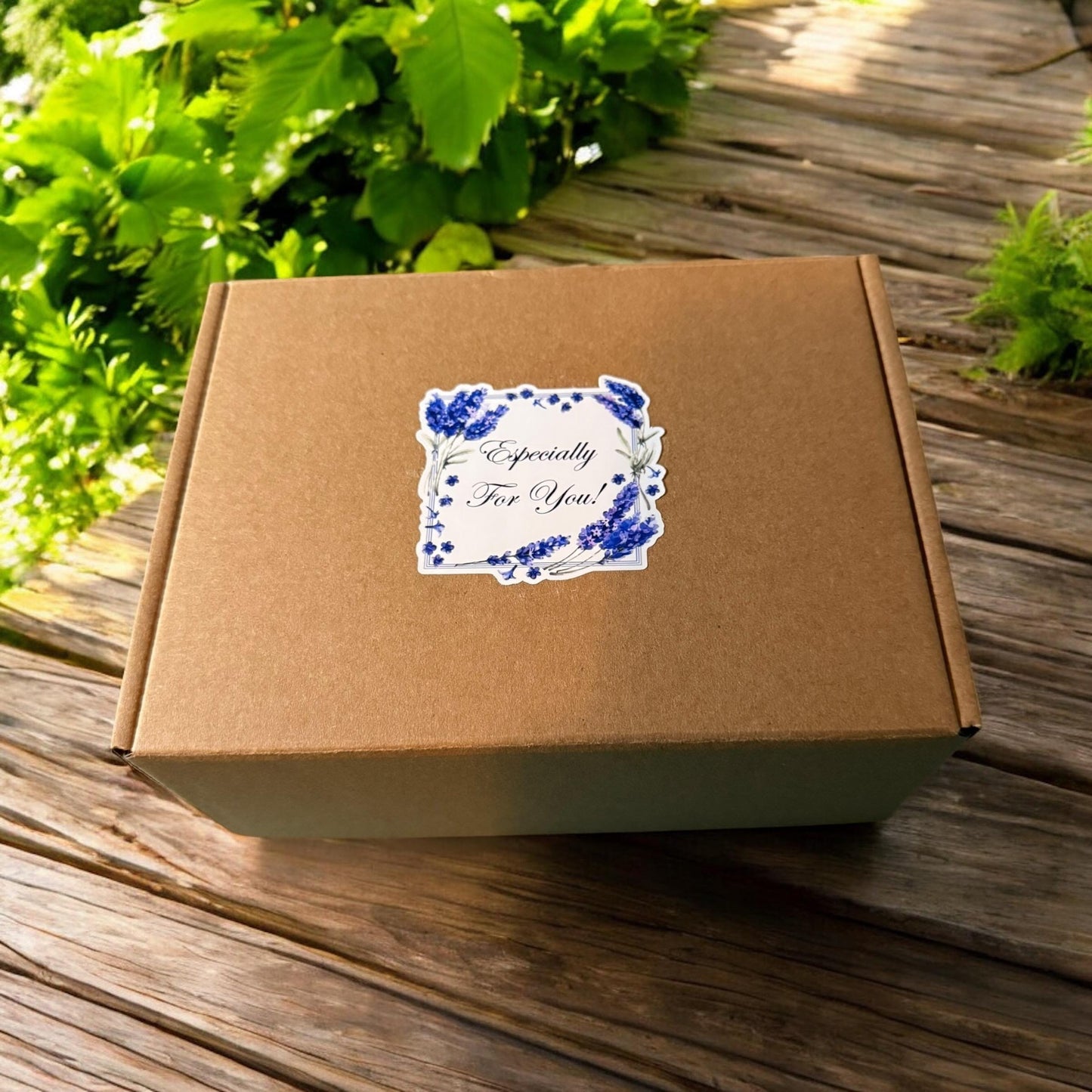 Lavender vines microwavable rice neck hot pack gift box