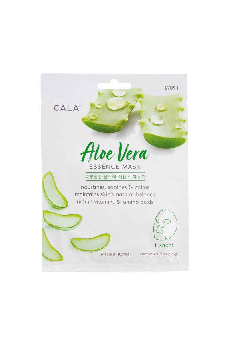 CALA  Aloe Vera Essence Facial Mask Sheet (add on item for the build a gift box listing only)