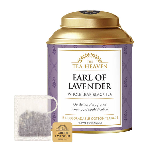 Earl of Lavender Tea Bag Canister