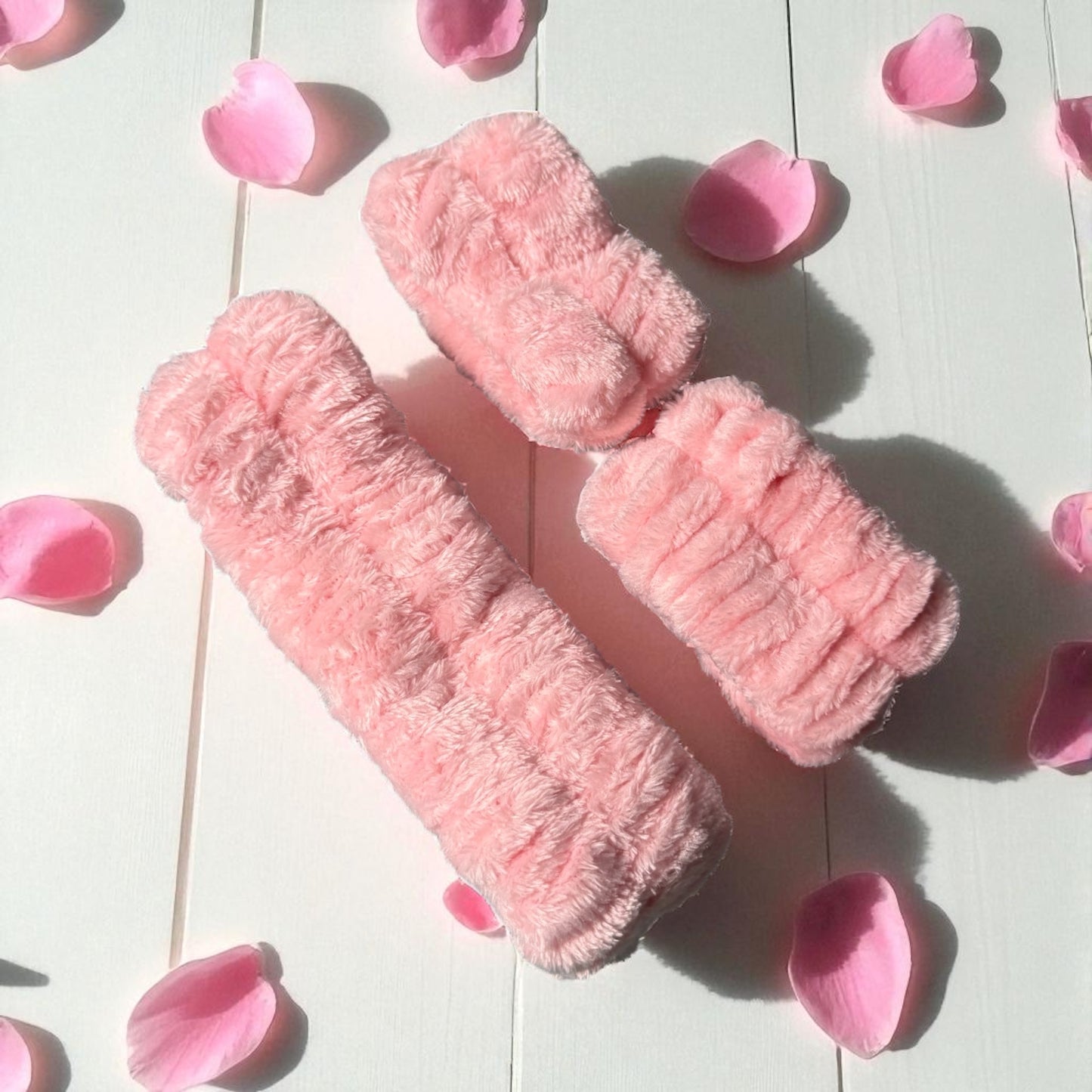 CALA Pink 3pc Plush Headband & Wristband Set (add on item for the build a gift box listing only)