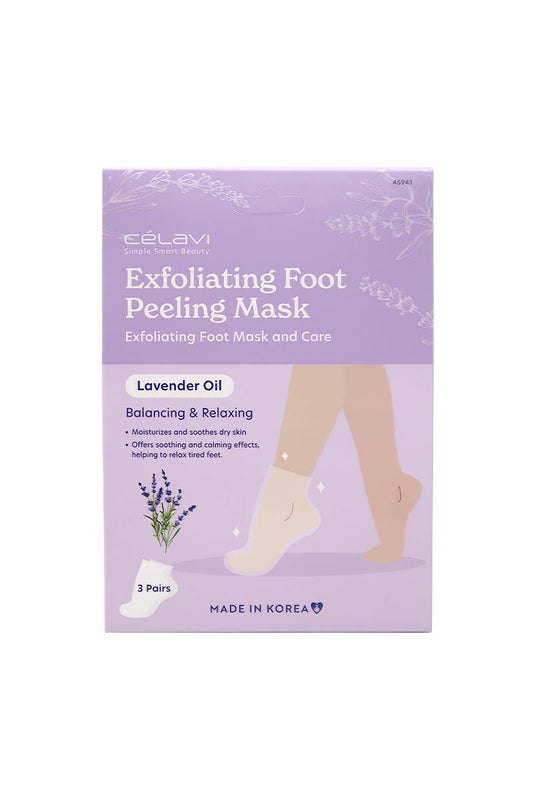 Celavi 45941 Lavender Exfoliating Foot Peeling Mask - 1 pair