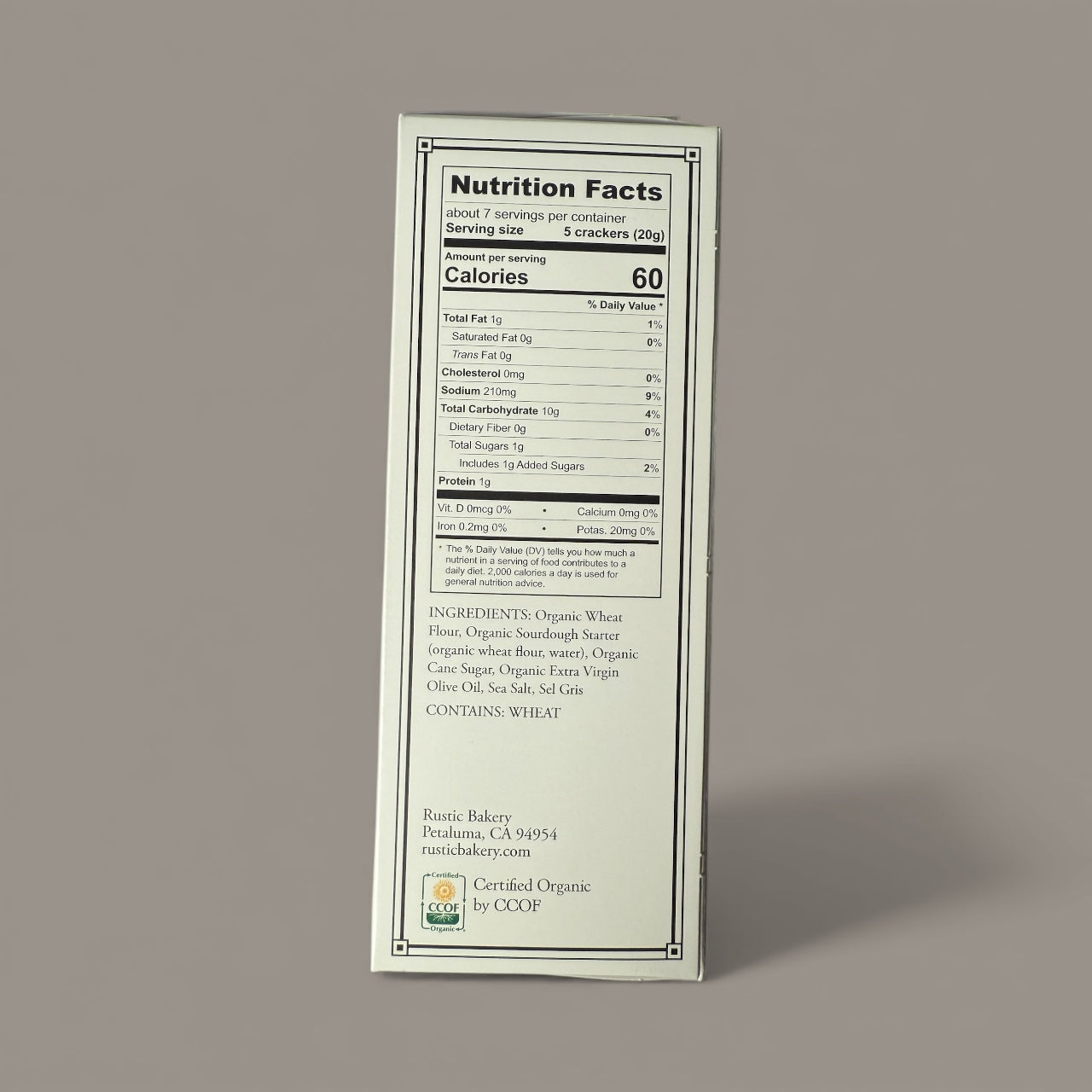 Rustic Bakery Olive Oil and Sel Gris Bites (add on item for the build a gift box listing only)