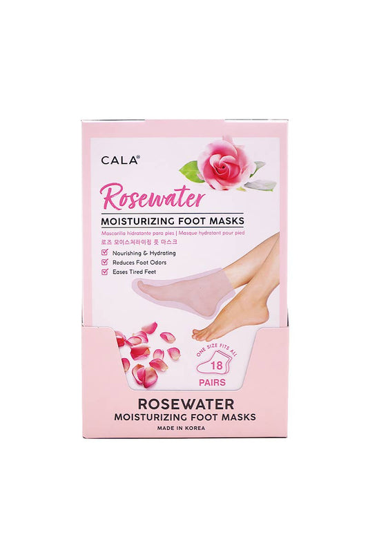CALA  Rose Water  Foot Mask, 1 pair