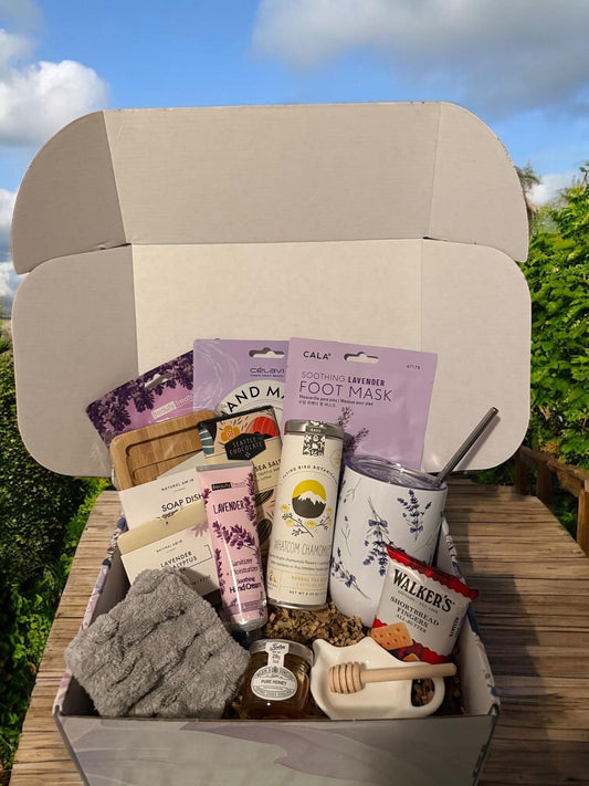 Lavender self care-deluxe gift box